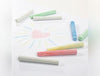 10 Chalks White and Coloured-Writing & Correction Tools-Art Materials, Arts & Crafts, Chalk, Drawing & Easels, Early Arts & Crafts, Galt, Primary Arts & Crafts, Stock-Learning SPACE