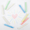 10 Chalks White and Coloured-Writing & Correction Tools-Art Materials, Arts & Crafts, Chalk, Drawing & Easels, Early Arts & Crafts, Galt, Primary Arts & Crafts, Stock-Learning SPACE