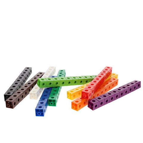 100Pcs Linking Cubes - Learn Numbers and Fractions-Addition & Subtraction, Clever Kidz, Counting Numbers & Colour, Early Years Maths, Fractions Decimals & Percentages, Learning Difficulties, Maths, Maths Toys, Primary Maths-Learning SPACE