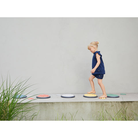 Nordic Tactile Discs 5 Large/5 Small Stepping Stones-AllSensory, Early Years Sensory Play, Gonge, Gross Motor and Balance Skills, Stepping Stones, Tactile Toys & Books-Learning SPACE