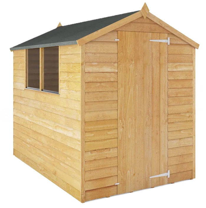 7 x 5 Overlap Apex Shed-Eco Friendly, Forest School & Outdoor Garden Equipment, Mercia Garden Products, Sheds, Wellbeing Furniture-Mainland UK Install-Learning SPACE