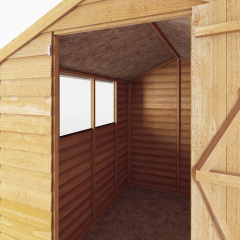 7 x 5 Overlap Apex Shed-Eco Friendly, Forest School & Outdoor Garden Equipment, Mercia Garden Products, Sheds, Wellbeing Furniture-Learning SPACE