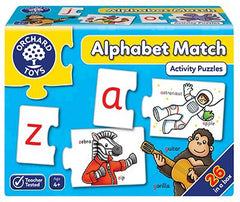 Alphabet Match - Learn The Letters of the Alphabet Jigsaw Puzzle & Colouring Book-13-99 Piece Jigsaw, Back To School, Down Syndrome, Early Years Literacy, Learn Alphabet & Phonics, Literacy Toys, Orchard Toys, Primary Literacy, Stationery, Stock-Learning SPACE