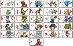 Alphabet Match - Learn The Letters of the Alphabet Jigsaw Puzzle & Colouring Book-13-99 Piece Jigsaw, Back To School, Down Syndrome, Early Years Literacy, Learn Alphabet & Phonics, Literacy Toys, Orchard Toys, Primary Literacy, Stationery, Stock-Learning SPACE