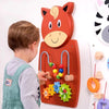 Animal Activity Wall Panel Toy - Set of 3-Additional Need, Fine Motor Skills, Gifts For 1 Year Olds, Helps With, Maths, Primary Maths, sensory activity, Sensory Wall Panels & Accessories, Shape & Space & Measure, Sound, Stock, Tactile Toys & Books, Tracking & Bead Frames, Viga Activity Wall Panel-Learning SPACE