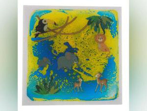 Animal Themed Liquid Floor Tiles Set of 4 - 30cm-Arts & Crafts-AllSensory, Chill Out Area, Eco Friendly, Featured, Helps With, Lumina, Nature Sensory Room, Sensory Floor Tiles, Sensory Flooring, Sensory Processing Disorder, Sensory Seeking, Visual Sensory Toys-Learning SPACE