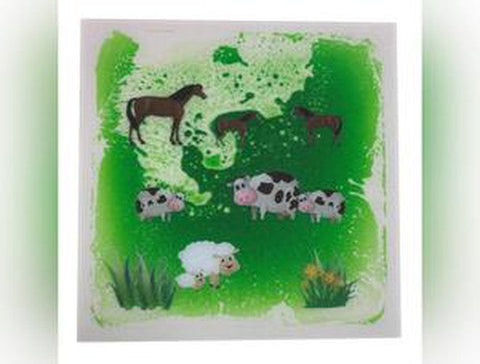 Animal Themed Liquid Floor Tiles Set of 4 - 30cm-Arts & Crafts-AllSensory, Chill Out Area, Eco Friendly, Featured, Helps With, Lumina, Nature Sensory Room, Sensory Floor Tiles, Sensory Flooring, Sensory Processing Disorder, Sensory Seeking, Visual Sensory Toys-Learning SPACE