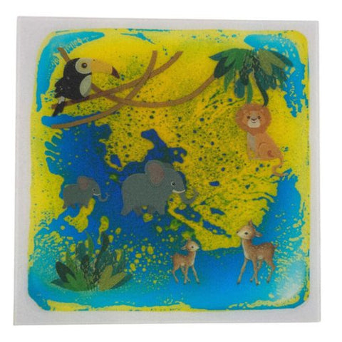 Animal Themed Liquid Floor Tiles Set of 4 - 30cm-Arts & Crafts-AllSensory, Chill Out Area, Eco Friendly, Featured, Helps With, Lumina, Nature Sensory Room, Sensory Floor Tiles, Sensory Flooring, Sensory Processing Disorder, Sensory Seeking, Visual Sensory Toys-Learning SPACE