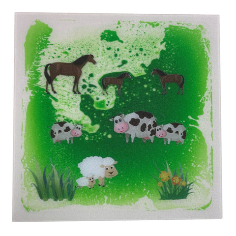 Animal Themed Liquid Floor Tiles Set of 4 - 30cm-Arts & Crafts-AllSensory, Chill Out Area, Eco Friendly, Featured, Helps With, Lumina, Nature Sensory Room, Sensory Floor Tiles, Sensory Flooring, Sensory Processing Disorder, Sensory Seeking, Visual Sensory Toys-Learning SPACE