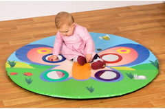 Baby Play Mat - Mirror & Butterfly Theme-AllSensory, Baby Sensory Toys, Baby Soft Play and Mirrors, Down Syndrome, Gifts for 0-3 Months, Gifts For 3-6 Months, Mats, Mats & Rugs, Neuro Diversity, Playmat, Playmats & Baby Gyms, Sensory Flooring, Sensory Mirrors, Stock-Learning SPACE