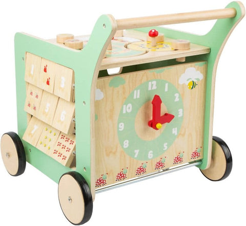 Baby Walker - Move It Green-Additional Need, Baby Walker, Gifts For 1 Year Olds, Gifts For 6-12 Months Old, Gross Motor and Balance Skills, Helps With, Small Foot Wooden Toys, Stock, Wooden Toys-Learning SPACE