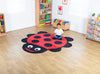 Back to Nature™ Giant Ladybird Shaped Indoor Carpet-Kit For Kids, Mats & Rugs, Placement Carpets, Round, Rugs, Wellbeing Furniture, World & Nature-Learning SPACE