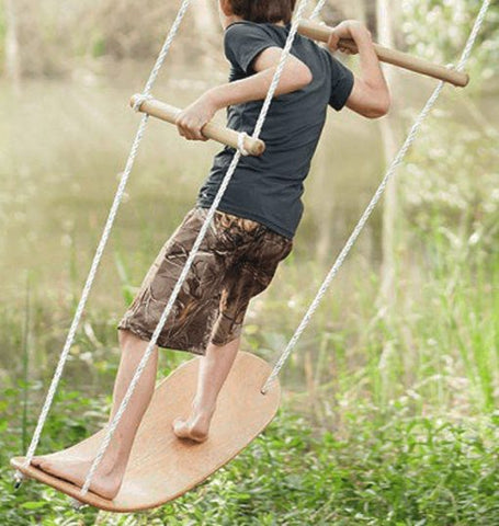 Balance Board Swing - Swing 'n' Balance Haven-Indoor Swings, Outdoor Swings-Learning SPACE