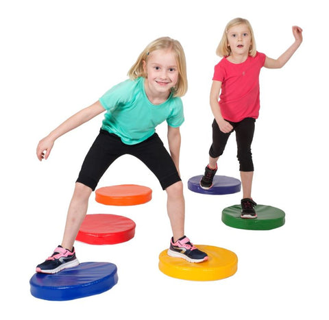 Balance Sound Steps (Set of 6)-Additional Need, AllSensory, Balancing Equipment, Gross Motor and Balance Skills, Helps With, Learning Difficulties, Proprioceptive, Sensory Processing Disorder, Sensory Seeking, Sound Equipment, Spordas, Stepping Stones, Vestibular-Learning SPACE