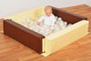 Ball Pit for Toddlers-AllSensory, Baby Sensory Toys, Ball Pits, Down Syndrome, Gifts For 1 Year Olds, Gifts For 2-3 Years Old, Matrix Group, Movement Breaks, Playmats & Baby Gyms, Soft Play Sets-Brown/Cream-Learning SPACE