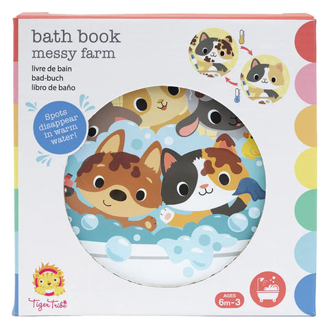 Bath Book - Messy Farm-Baby Bath. Water & Sand Toys, Baby Books & Posters, Bigjigs Toys, Christmas, Christmas 2024, Farms & Construction, Pocket money, Tiger Tribe-Learning SPACE