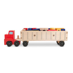 Big Rig Building Truck Wooden Play Set-Additional Need, Cars & Transport, Engineering & Construction, Farms & Construction, Fine Motor Skills, Helps With, Imaginative Play, Maths, Primary Maths, S.T.E.M, Shape & Space & Measure, Stacking Toys & Sorting Toys, Strength & Co-Ordination-Learning SPACE