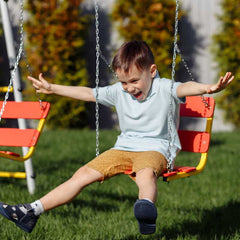 Bucket Seat Chain Swing-Calming and Relaxation, Helps With, Indoor Swings, Outdoor Swings, Playground Equipment-Learning SPACE