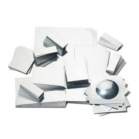 Bulk Pack Of 165 Plastic Mirrors-Classroom Packs, EDUK8, Mirror, S.T.E.M, Science, Sensory Mirrors-Learning SPACE