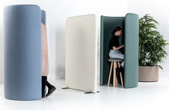 BuzziHug - Sound Reducing Privacy Booth-bespoke, booth, Buzzi Space, Dividers, Library Furniture, Noise Reduction, Wellbeing Furniture-Learning SPACE