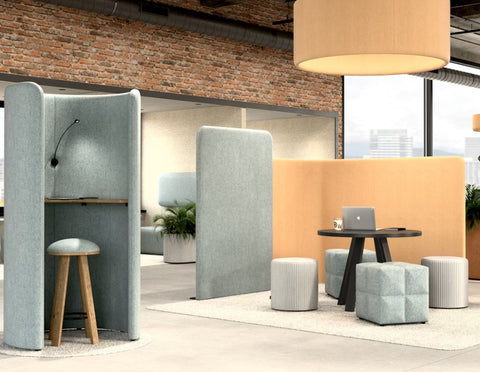 BuzziHug - Sound Reducing Privacy Booth-bespoke, booth, Buzzi Space, Dividers, Library Furniture, Noise Reduction, Wellbeing Furniture-Learning SPACE