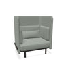 BuzziSpark Sound Reducing Sofa-Armchair, bespoke, booth, Buzzi Space, Full Size Seating, Noise Reduction, Padded Seating, Seating, Sofa, Wellbeing Furniture-Sofa AG111 (1 Person)-Medium-Hazy Grey - TRCS+ 9107-Learning SPACE