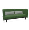 BuzziSpark Sound Reducing Sofa-Armchair, bespoke, booth, Buzzi Space, Full Size Seating, Noise Reduction, Padded Seating, Seating, Sofa, Wellbeing Furniture-Sofa AG112 (2 Person)-Low-Hazy Green - TRCS+ 9704-Learning SPACE