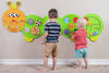 Caterpillar Activity Wall Panels - Interactive Educational Toy for Kids-Maths, Primary Maths, sensory activity, Sensory Wall Panels & Accessories, Shape & Space & Measure, Stock, Strength & Co-Ordination, Viga Activity Wall Panel-Learning SPACE