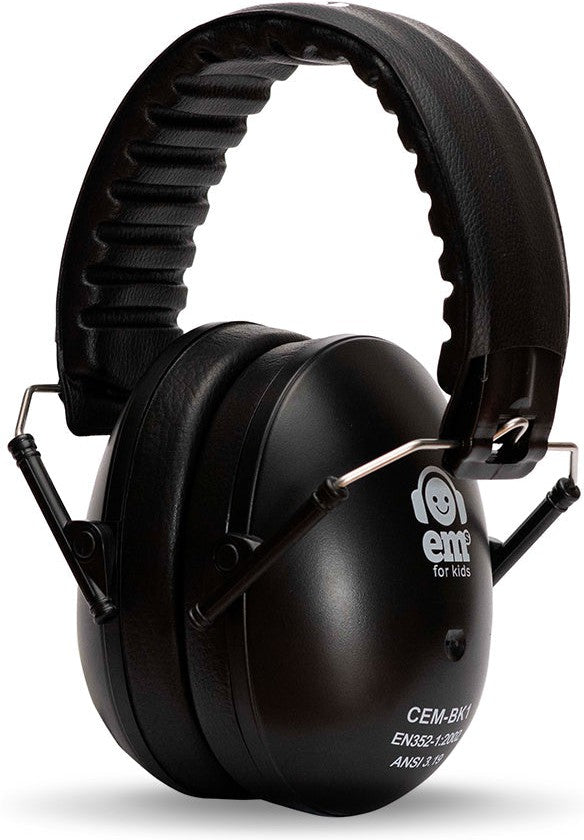 Child & Teen Ear Defenders-AllSensory, Calmer Classrooms, Helps With, Matrix Group, Meltdown Management, Noise Reduction, Sensory Processing Disorder, Sensory Seeking, Sound, Sound Equipment, Stress Relief, Teenage & Adult Sensory Gifts-Black-Learning SPACE