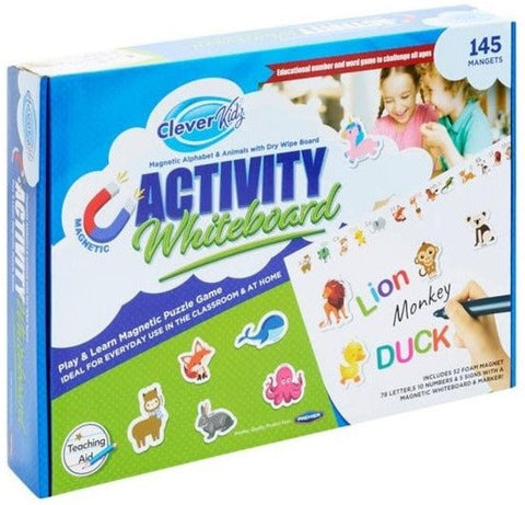 Clever Kidz Activity Whiteboard Gift Set-Arts & Crafts, Clever Kidz, Drawing & Easels, Early Arts & Crafts, Early Years Literacy, Learn Alphabet & Phonics, Learning Activity Kits, Learning Difficulties, Literacy Toys, Primary Arts & Crafts, Primary Literacy, Stock-Learning SPACE