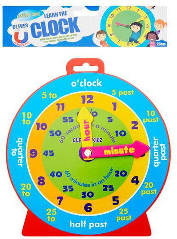 Clever Kidz Magnetic Clever Clock-Calmer Classrooms, Clever Kidz, Early Years Maths, Helps With, Life Skills, Maths, Planning And Daily Structure, Primary Maths, PSHE, Sand Timers & Timers, Schedules & Routines, Stock, Time-Learning SPACE