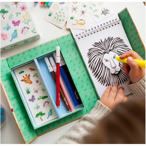 Colouring Set - Animals All-Stars-Arts & Crafts, Bigjigs Toys, Drawing & Easels, Early Arts & Crafts, Nurture Room, Primary Arts & Crafts, Primary Games & Toys, Tiger Tribe-Learning SPACE