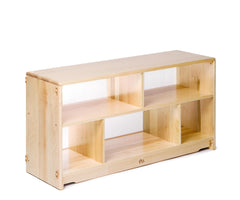 Community Playthings - Translucent back shelf 124 x 61 cm-Classroom Displays, Classroom Furniture, Community Playthings, Dividers, Shelves, Storage, Wellbeing Furniture-Learning SPACE