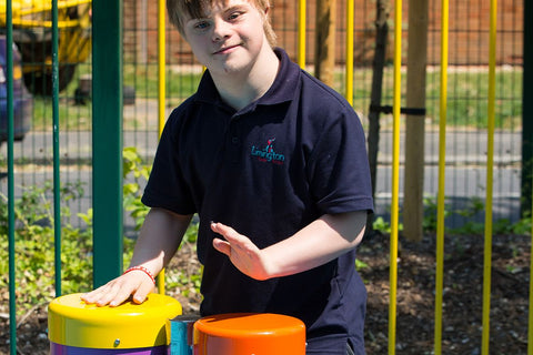 Congas (Pair) - Sensory Garden Musical Instruments-Drums, Matrix Group, Music, Outdoor Musical Instruments, Playground Equipment, Sensory Garden-Learning SPACE