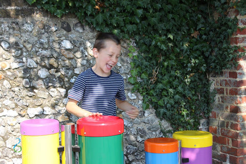 Congas (Pair) - Sensory Garden Musical Instruments-Drums, Matrix Group, Music, Outdoor Musical Instruments, Playground Equipment, Sensory Garden-Learning SPACE