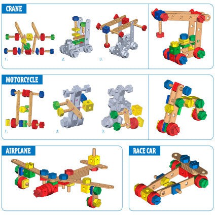 Construction Set in a Box-Additional Need, Cerebral Palsy, Engineering & Construction, Farms & Construction, Fine Motor Skills, Gifts for 5-7 Years Old, Helps With, Imaginative Play, Learning Activity Kits, S.T.E.M, Stock, Strength & Co-Ordination-Learning SPACE