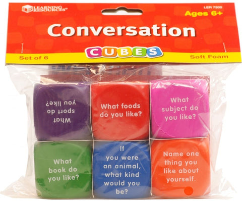 Conversation Cubes-Calmer Classrooms, communication, Communication Games & Aids, Helps With, Learning Resources, Neuro Diversity, Primary Literacy, Speaking & Listening, Spelling Games & Grammar Activities, Stock-Learning SPACE