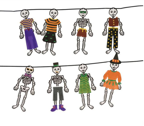 Crafty Bitz Halloween Skeleton Bunting-Arts & Crafts, Craft Activities & Kits, Crafty Bitz Craft Supplies, Early Arts & Crafts, Halloween, Primary Arts & Crafts, Seasons-Learning SPACE