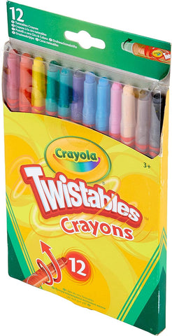 Crayola - 12 Twistable Crayons-Art Materials, Arts & Crafts, Back To School, Crayola, Drawing & Easels, Early Arts & Crafts, Primary Arts & Crafts, Primary Literacy, Stationery, Stock-Learning SPACE