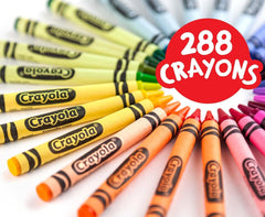 Crayola 288-Piece Crayon Set – 72 Assorted Colours-Art Materials, Art Pack, Arts & Crafts, Classroom Packs, Crayola, Early Arts & Crafts, Primary Arts & Crafts-Learning SPACE