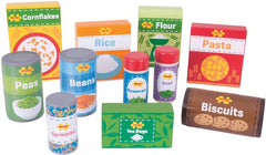 Cupboard Groceries - PlayFood-Bigjigs Toys, Calmer Classrooms, Feeding Skills, Gifts For 2-3 Years Old, Imaginative Play, Kitchens & Shops & School, Life Skills, Play Food, Play Kitchen Accessories, Stock, Wooden Toys-Learning SPACE