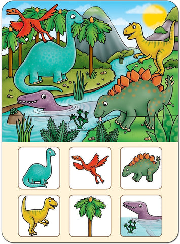 Dinosaur Lotto Game-Dinosaurs. Castles & Pirates, Early years Games & Toys, Early Years Maths, Imaginative Play, Maths, Maths Toys, Memory Pattern & Sequencing, Orchard Toys, Primary Games & Toys, Primary Maths, Stock, Table Top & Family Games-Learning SPACE