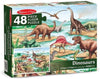 Dinosaurs Floor Jigsaw Puzzle 48 Pieces-13-99 Piece Jigsaw, Dinosaurs. Castles & Pirates, Down Syndrome, Imaginative Play, Stock, Strength & Co-Ordination-Learning SPACE