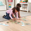 Dinosaurs Floor Jigsaw Puzzle 48 Pieces-13-99 Piece Jigsaw, Dinosaurs. Castles & Pirates, Down Syndrome, Imaginative Play, Stock, Strength & Co-Ordination-Learning SPACE