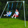 Double Swing Frame - EN1176 Certified-Outdoor Swings, Playground Equipment, Seasons, Stock, Summer, Teen & Adult Swings-Learning SPACE