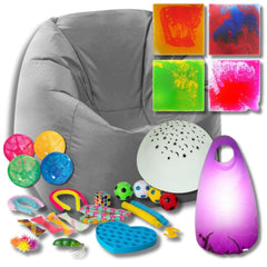 Early Years Easy Sensory Room Starter Pack-Sensory toy-AllSensory, Black-Out Dens, Den Accessories, Learning SPACE, Portable Sensory Rooms, Ready Made Sensory Rooms, Sensory Boxes, Sensory Dens, Sensory Processing Disorder-Learning SPACE