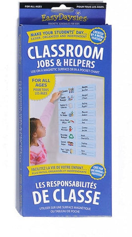 Easy Daysies Classroom Jobs & Helpers Add on Kit-Additional Need, Calmer Classrooms, Classroom Packs, communication, Communication Games & Aids, Easy Daysies, Learning Activity Kits, Life Skills, Neuro Diversity, Planning And Daily Structure, Primary Literacy, PSHE, Rewards & Behaviour, Schedules & Routines, Social Emotional Learning, Stock-Learning SPACE