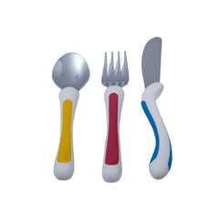 Easy Grip Children's Cutlery Set-Additional Need, Calmer Classrooms, Featured, Feeding Skills, Fine Motor Skills, Helps With, Life Skills, Stock-Learning SPACE