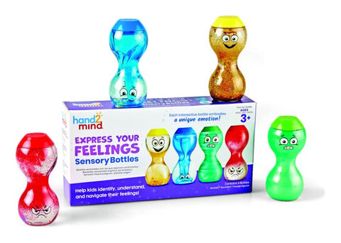 Express Your Feelings Sensory Bottles-Additional Need, Calmer Classrooms, communication, Communication Games & Aids, Emotions & Self Esteem, Fans & Visual Prompts, Helps With, Neuro Diversity, Primary Literacy, PSHE, Social Emotional Learning-Learning SPACE