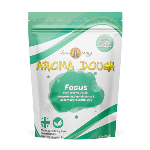 Focus Aroma Dough | Aromatherapy Multi Sensory Playdough-ADD/ADHD, AllSensory, Aroma Dough, Arts & Crafts, Calming and Relaxation, Craft Activities & Kits, Early Arts & Crafts, Helps With, Modelling Clay, Neuro Diversity, Primary Arts & Crafts, Sensory Processing Disorder, Sensory Seeking, Sensory Smells, Tactile Toys & Books, Toys for Anxiety-Learning SPACE